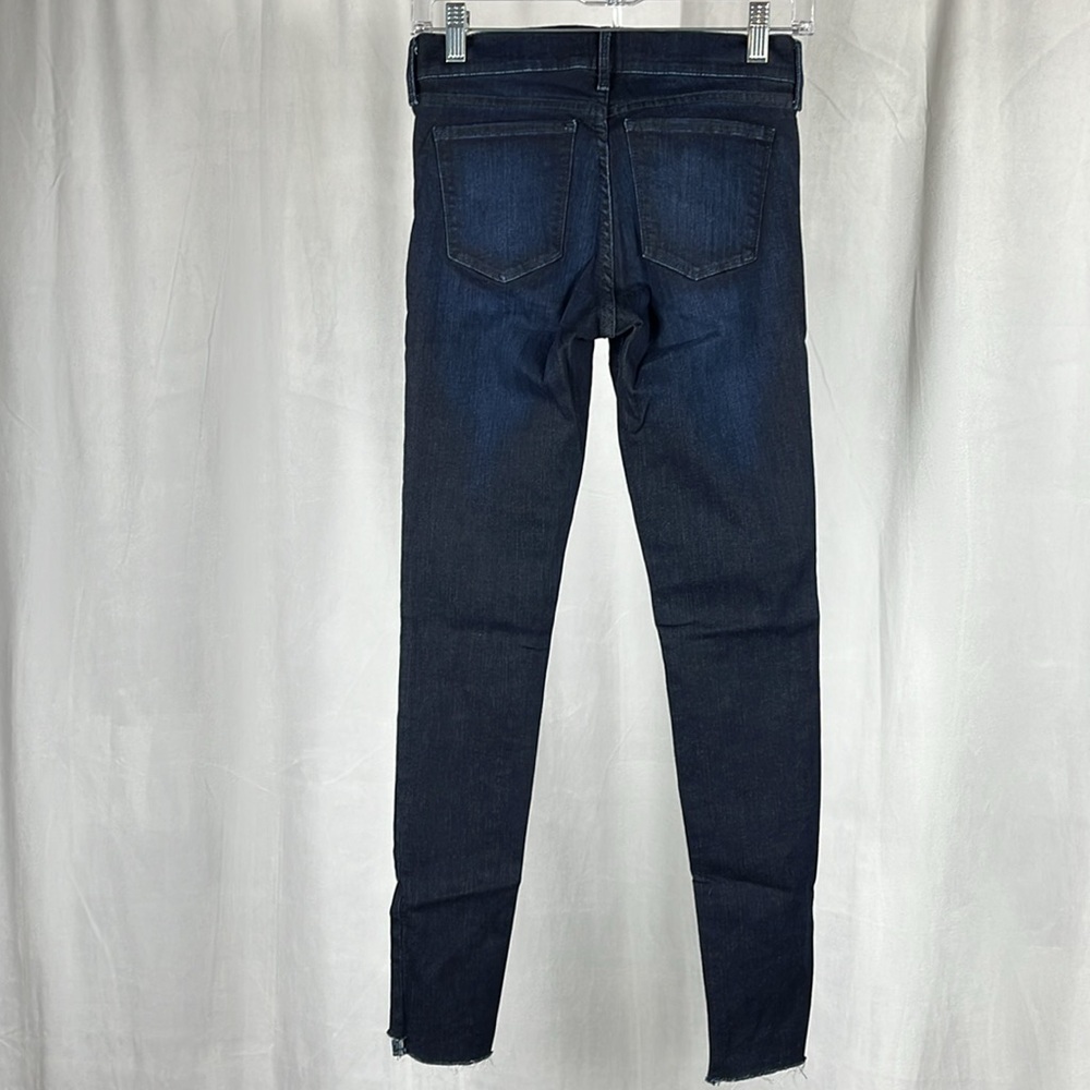 Mott & Bow Mid Rise Skinny Vestry Jean with Diagonal Hem. - Picture 4 of 10